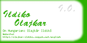 ildiko olajkar business card